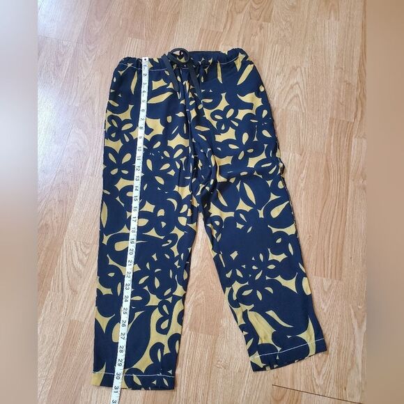 🦋 MARNI 🦋 Pull-on Crepe Ankle Pants - [Size 2, Mustard/Black] - Picture 8 of 13
